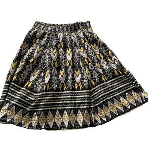 NWT Style & Co Ramba Ikat skirt with stretch waistband, bead sequin detail Sz XL